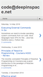 Mobile Screenshot of code.deepinspace.net