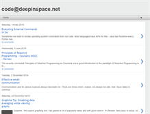 Tablet Screenshot of code.deepinspace.net